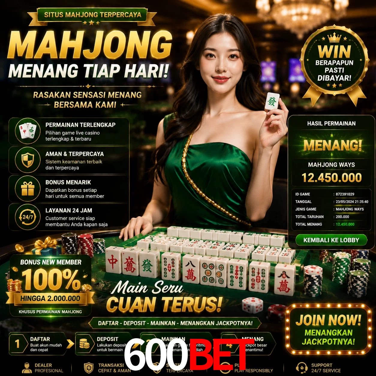 Cashback VIP 600Bet - reembolso semanal